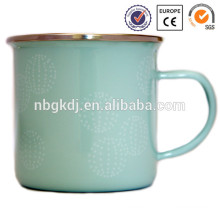 enamel drinkware pure free joyshaker cup with SS handle